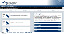 Desktop Screenshot of kangaroo.de